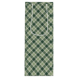 グリーンフォレストプレイド ワインギフトバッグ