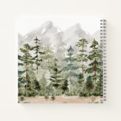 グリーンフォレストマウンテンキャビンレイクハウスゲストブック ノートブック (裏面)