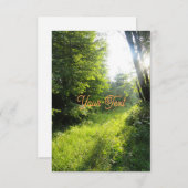 グリーンフォレストメドウカスタム エンクロージャーカード (正面/裏面)