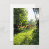 グリーンフォレストメドウ サンキューカード (正面/裏面)