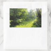 グリーンフォレストメドウ 長方形シール (バッグ)