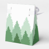 グリーンフォレストレンジウッドランド結婚式の引き出物ボックス フェイバーボックス (裏面サイド)