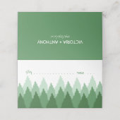 グリーンフォレストレンジウッドラ結婚ンド プレイスカード (外部開封)