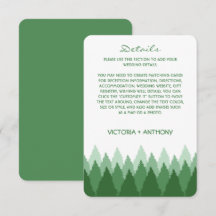 グリーンフォレストレンジフラワーウッドランドウェディングディテール