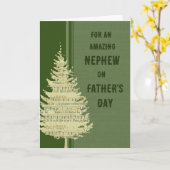 グリーンフォレスト甥ハッピーパパの日 カード (黄色い花)