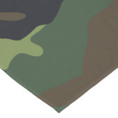 グリーンフォレスト軍隊迷彩柄 ショートテーブルランナー (コーナー)
