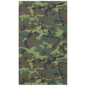 グリーンフォレスト軍隊迷彩柄 テーブルクロス (正面)