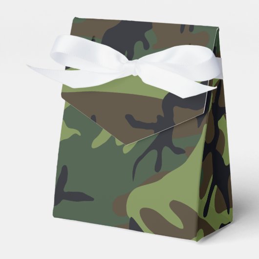 グリーンフォレスト軍隊迷彩柄 フェイバーボックス (正面サイド)