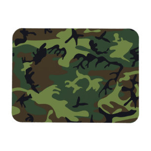 グリーンフォレスト軍隊迷彩柄 マグネット