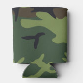 グリーンフォレスト軍隊迷彩柄 缶クーラー (裏面)