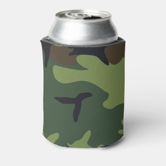 グリーンフォレスト軍隊迷彩柄 缶クーラー (缶裏面)