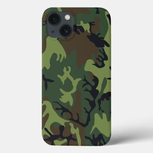 グリーンフォレスト軍隊迷彩柄 Case-Mate iPhoneケース (裏面)