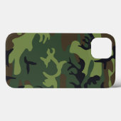 グリーンフォレスト軍隊迷彩柄 Case-Mate iPhoneケース (裏面 (横))