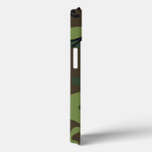 グリーンフォレスト軍隊迷彩柄 Case-Mate iPhoneケース (裏面 / 右)