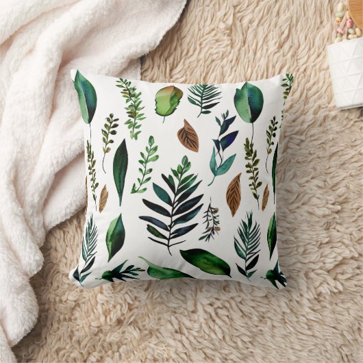 グリーンフォージボタニカル自然愛好家 クッション (ブランケット)