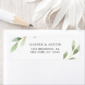 グリーンフォージュボタニカル差出人住所 ラベル (インサイチュ)