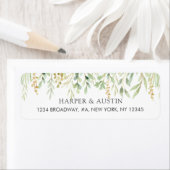 グリーンフォージュボタニカル差出人住所 ラベル (インサイチュ)