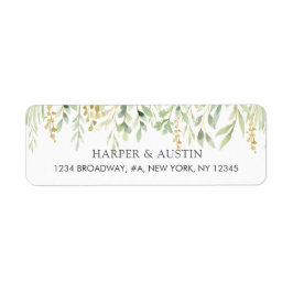 グリーンフォージュボタニカル差出人住所 ラベル