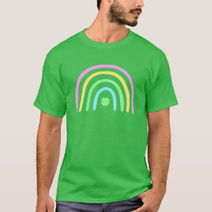 グリーンフォーリーフクローバーレインボーセントパトリックの日 Tシャツ