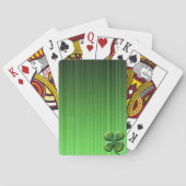 グリーンフォーリーフクローバー トランプ (裏面)