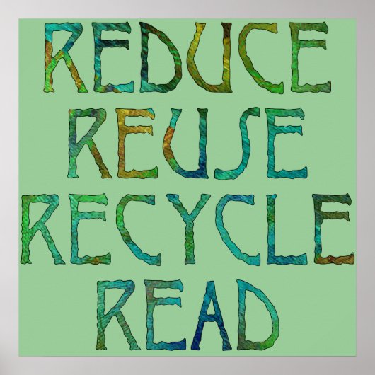 グリーンフォーRsプリント ポスター (正面)