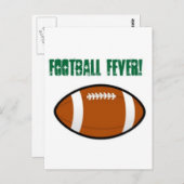 グリーンフットボールデザイン ポストカード (正面/裏面)