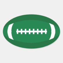 グリーンフットボールパーティー、ピープラリーまたはスクラップブックオーバル