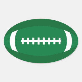 グリーンフットボールパーティー、ピープラリーまたはスクラップブックオーバル 楕円形シール