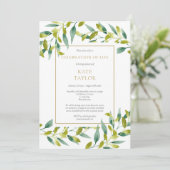 グリーンフューネラルライフのお祝い 招待状 (スタンド正面)