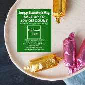 グリーンフライヤーでのビジネスのバレンタインデーの販売 チラシ