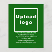 グリーンフライヤーでのビジネスのバレンタインデーの販売 チラシ (裏面)