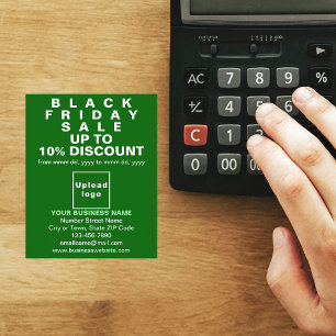 グリーンフライヤーのビジネス向けブラックフライデーセール チラシ