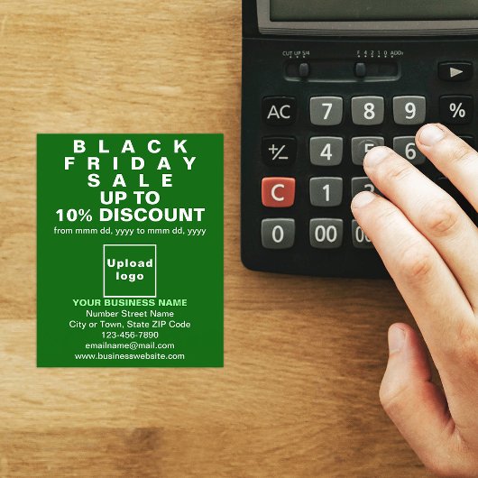 グリーンフライヤーのビジネス向けブラックフライデーセール チラシ