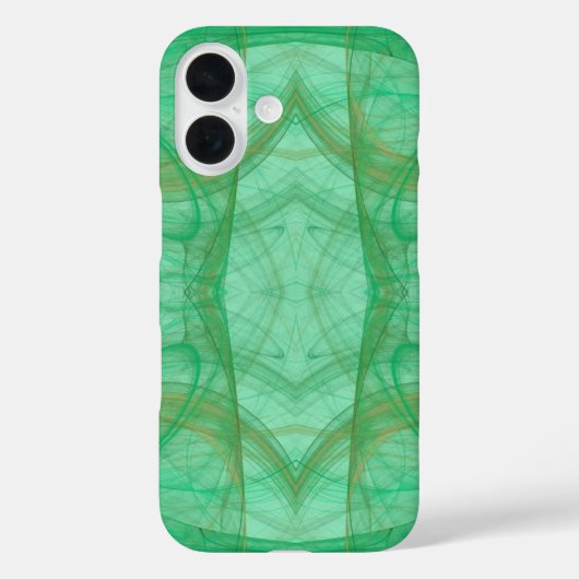 グリーンフラクタルフォンケース Case-Mate iPhoneケース (裏面)