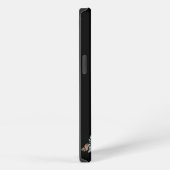 グリーンフラクタルフラワー iPhoneケース (右側面)