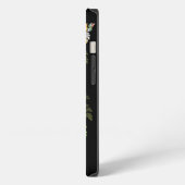 グリーンフラクタルフラワー iPhoneケース (左側面)