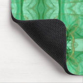 グリーンフラクタルマウスパッド マウスパッド (コーナー)