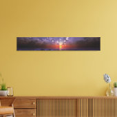 グリーンフラッシュパノラマ キャンバスプリント (インサイチュ (リビング))