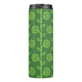グリーンフラットフラワーガーデンパターン タンブラー (裏面)