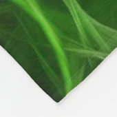 グリーンフラワーズフリースブランケット フリースブランケット (角)