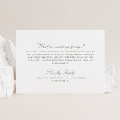 グリーンフラワーネスティングパーティー招待状 招待状