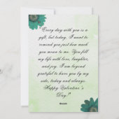 グリーンフラワー - 他にはない愛 シーズンカード (裏面)