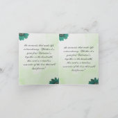 グリーンフラワー - 他にはない愛 シーズンカード (内部)