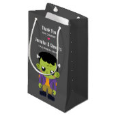 グリーンフランケンシュタインモンスターハロウィーン スモールペーパーバッグ (正面アングル)