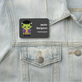 グリーンフランケンシュタインモンスターハロウィーン 名札 (インサイチュ)