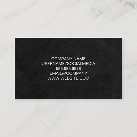 グリーンフルーツスムージー 名刺 (裏面)