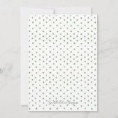 グリーンフレームブライダルシャワー 招待状 (裏面)