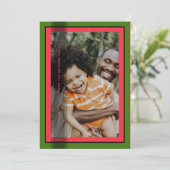 グリーンフレームホリデーカード シーズンカード (スタンド正面)