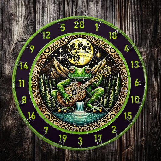 グリーンフロッグ遊ギターバイムーン ダーツボード