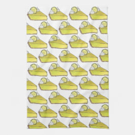 グリーンフロリダ鍵ライムパイスライスグルメ キッチンタオル